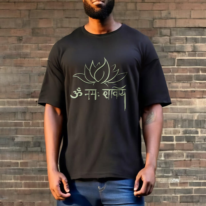 T-shirt Buddha Stones Lotus sanskrit Namah Shivaya - image 9