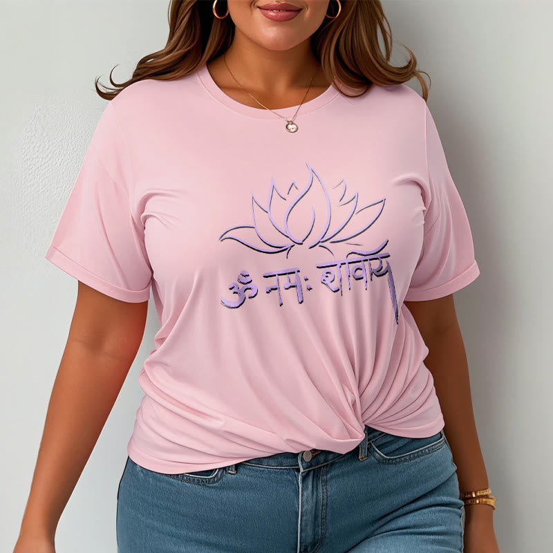 T-shirt Buddha Stones Lotus sanskrit Namah Shivaya - image 13