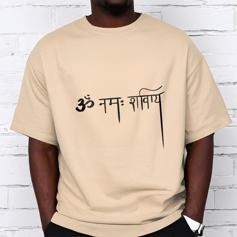 T-shirt sanscrit Namah Shivaya Buddha Stones - image 9