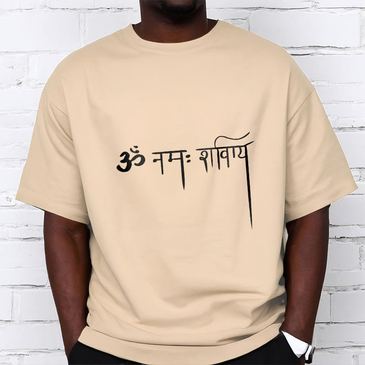 T-shirt sanscrit Namah Shivaya Buddha Stones - image 9