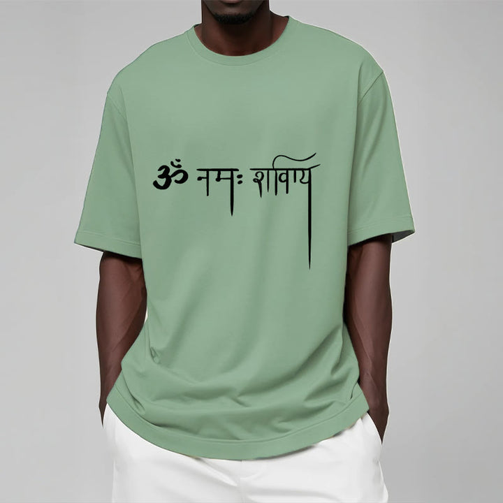 T-shirt sanscrit Namah Shivaya Buddha Stones - image 15