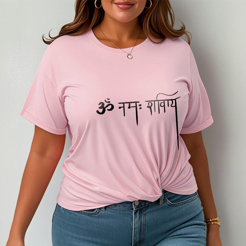 T-shirt sanscrit Namah Shivaya Buddha Stones - image 13