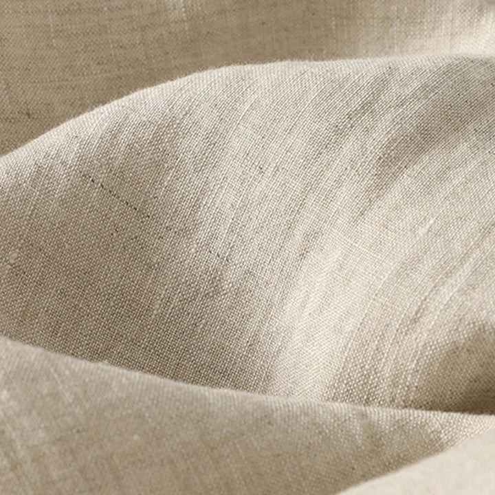 Pantalon Buddha Stones décontracté d'été en coton et lin avec cordon de serrage, couleur pure, longueur 9, pour femme, avec poches - image 6