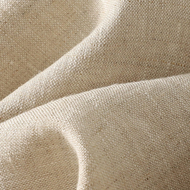 Pantalon femme en coton et lin avec poches, motif Buddha Stones Daily, simple et uni - image 4