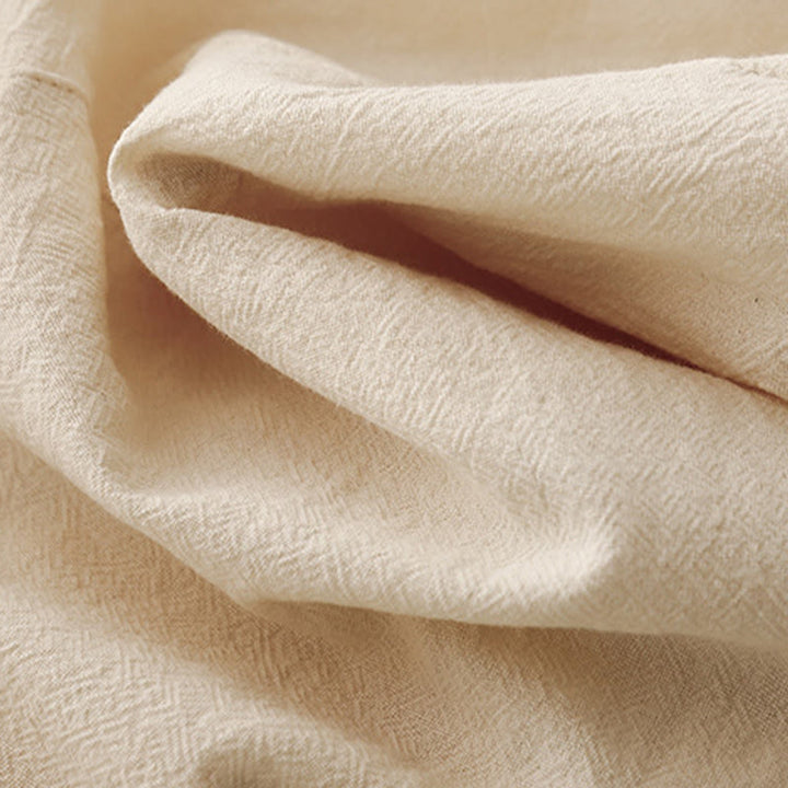 Pantalon femme en coton et lin avec poches et ceinture élastique Buddha Stones Daily - image 13