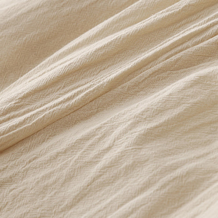 Pantalon femme en coton et lin avec poches et ceinture élastique Buddha Stones Daily - image 12