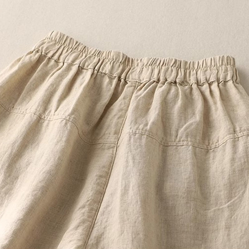 Pantalon sarouel polyvalent à cordon de serrage et poches pour femme, motif Buddha Stones , couleurs contrastées, longueur 7-8 - image 11