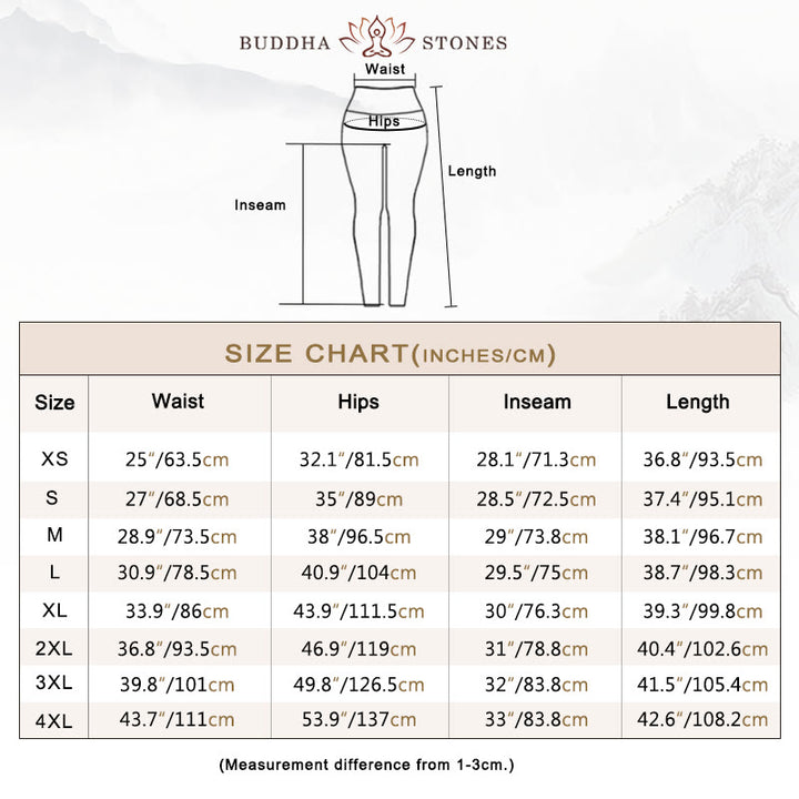 Leggings de sport et de fitness à imprimé fleurs jaunes et vertes avec Buddha Stones Pantalon de yoga pour femme