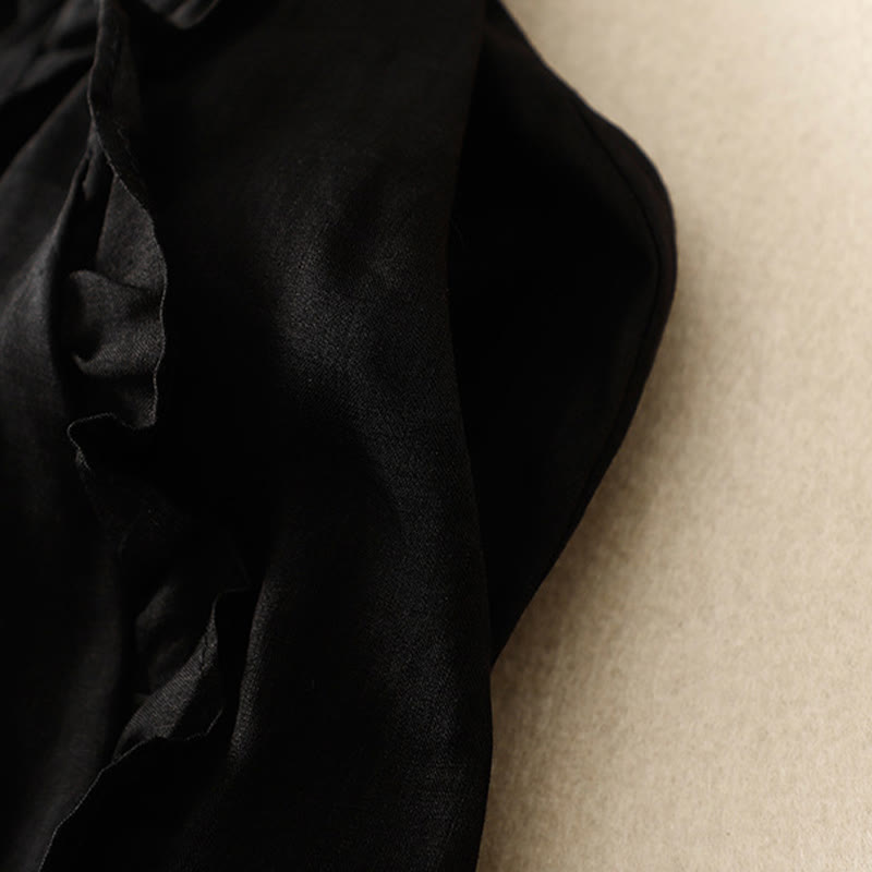 Jupe d'été en coton à volants pour femme avec motif Buddha Stones - image 11