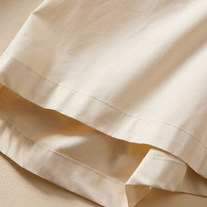 Jupe d'été décontractée en coton avec poches pour femme, motif irrégulier, motif Buddha Stones - image 7