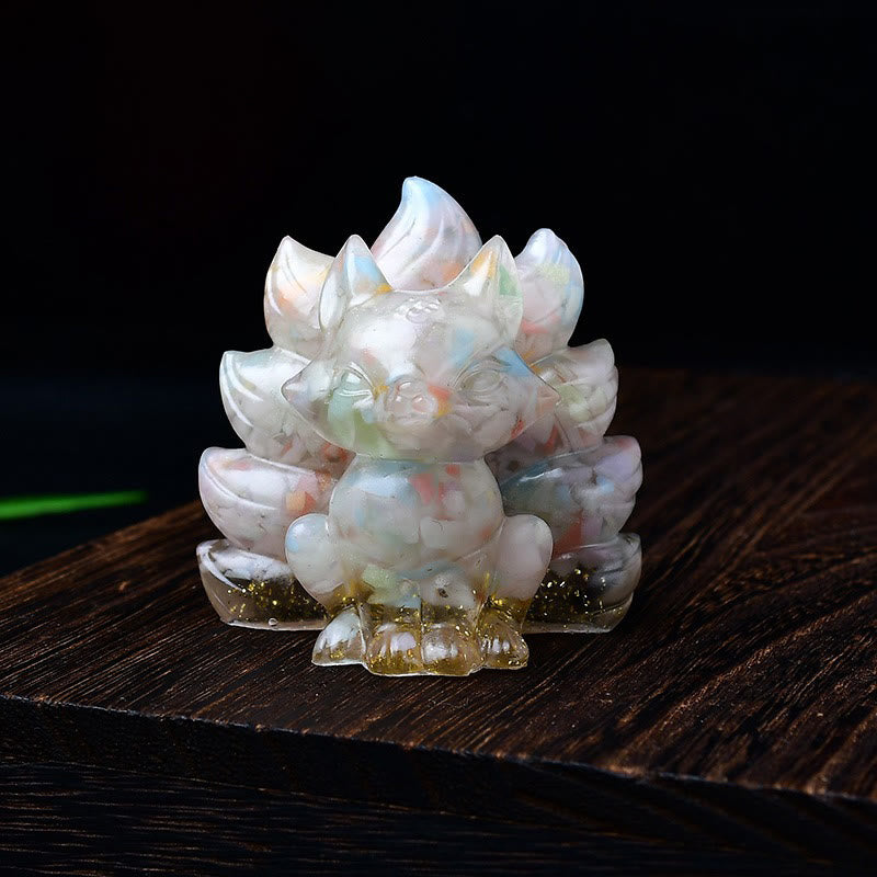 Buddha Stones naturelles, divers cristaux, quartz fraise, améthyste, renard à neuf queues, protection, décoration de la maison - Morganite rose 5,5 x 4,5 x 5,5 cm - image 52