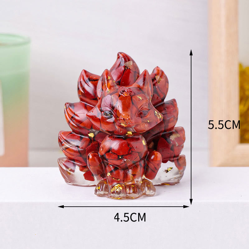 Buddha Stones Petites Pierres Diverses Quartz Fraise Améthyste Aventurine Verte Renard à Neuf Queues Guérison Décoration de la Maison - image 15
