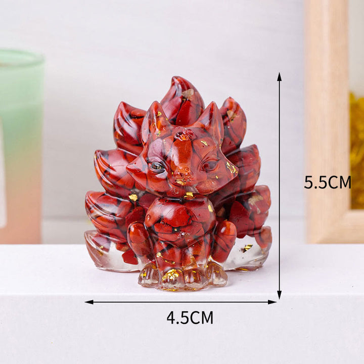 Buddha Stones Petites Pierres Diverses Quartz Fraise Améthyste Aventurine Verte Renard à Neuf Queues Guérison Décoration de la Maison - image 15