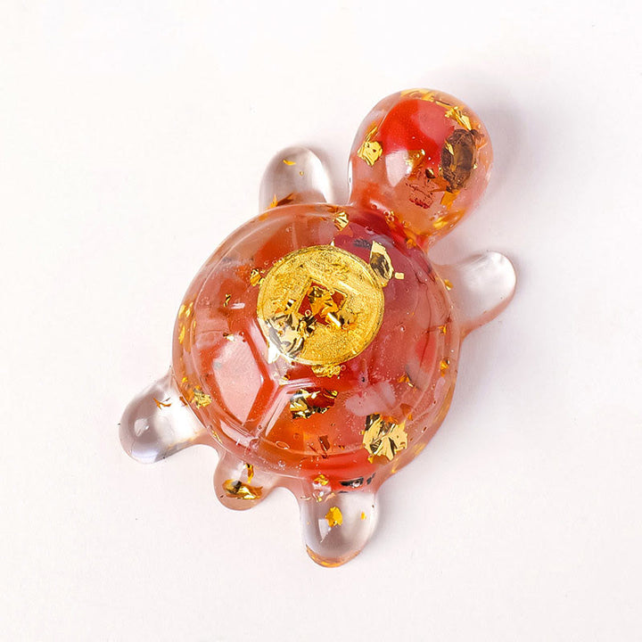 Buddha Stones, petites et diverses, cristal, aventurine verte, améthyste, tortue, pièces de cuivre, porte-bonheur, décoration de la maison