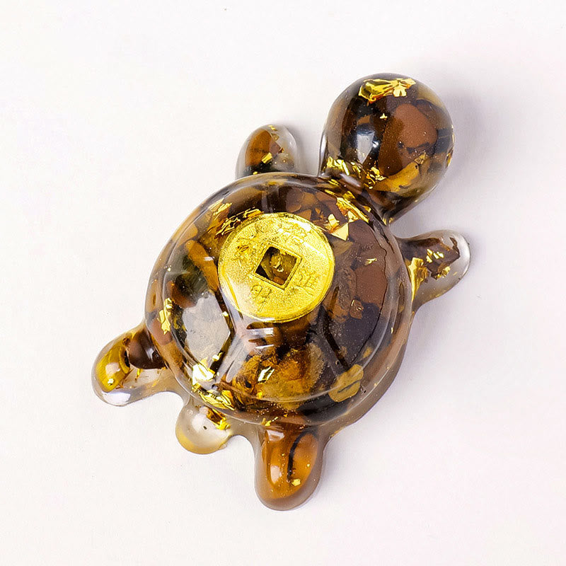 Buddha Stones, petites et diverses, cristal, aventurine verte, améthyste, tortue, pièces de cuivre, porte-bonheur, décoration de la maison - Œil de tigre 5*3cm - image 10