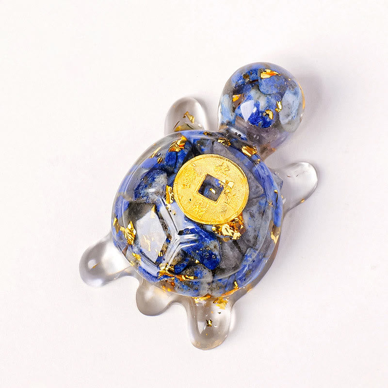Buddha Stones, petites et diverses, cristal, aventurine verte, améthyste, tortue, pièces de cuivre, porte-bonheur, décoration de la maison - Lazurite 5*3cm - image 18