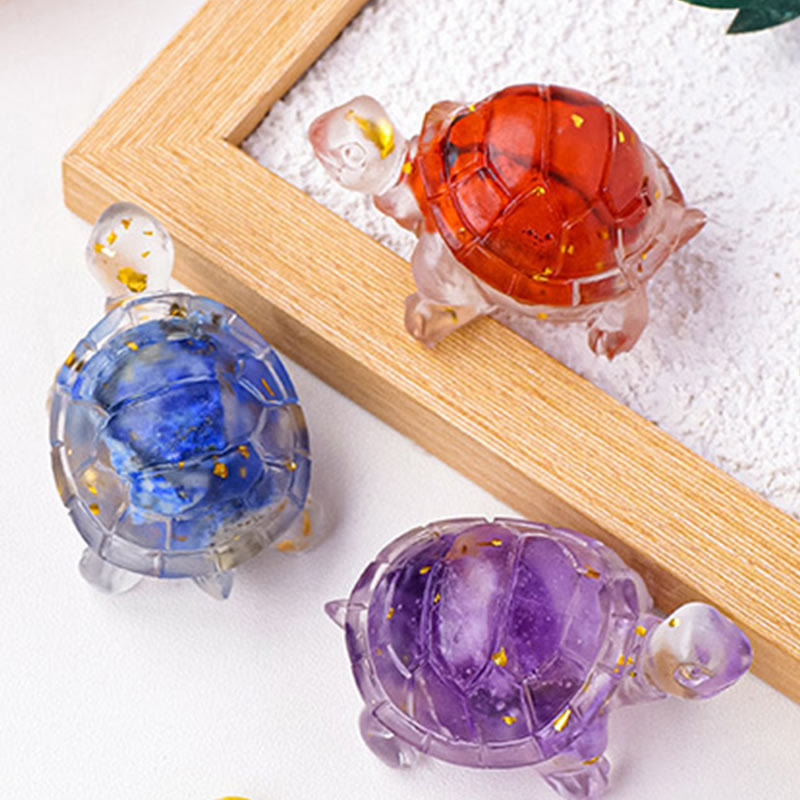 Buddha Stones, diverses pierres, citrine, aventurine verte, améthyste, mini tortue, prospérité, décoration de la maison - image 28