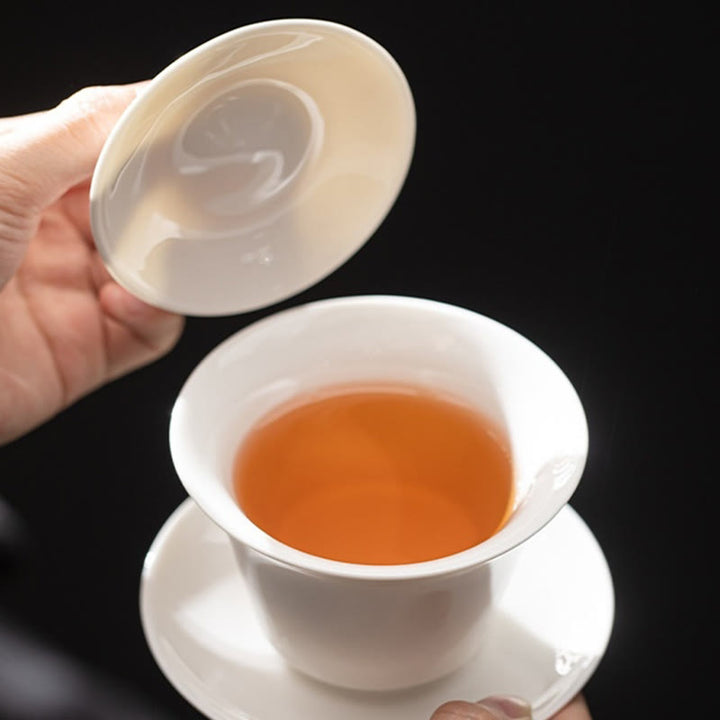 Tasse à thé et soucoupe en céramique avec couvercle, motif Buddha Stones Thangka, Dragon, Bouddhas, Dunhuang, Gaiwan, Sancai, Kung Fu, coffret cadeau, 180 ml