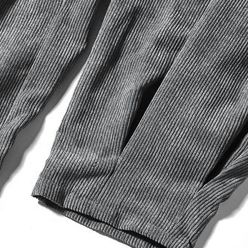 Pantalon décontracté en coton uni avec poches pour homme Buddha Stones - image 24