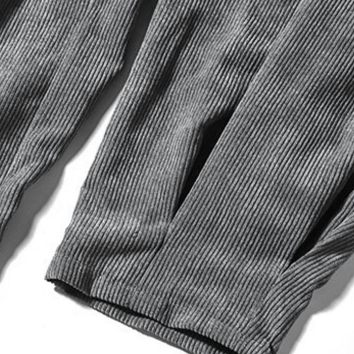 Pantalon décontracté en coton uni avec poches pour homme Buddha Stones - image 24