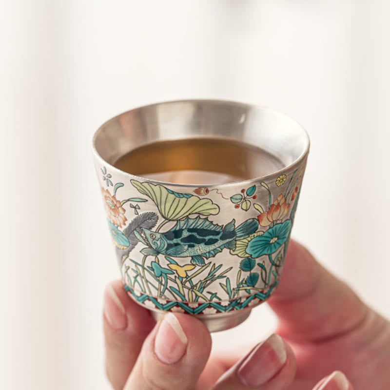 Tasse à thé Kung Fu 45 Buddha Stones avec boîte cadeau