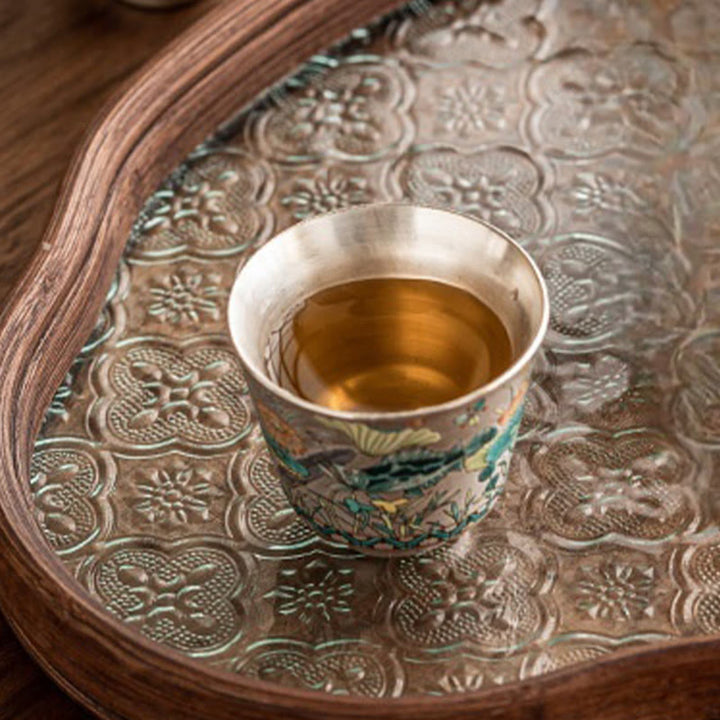 Tasse à thé Kung Fu 45 Buddha Stones avec boîte cadeau