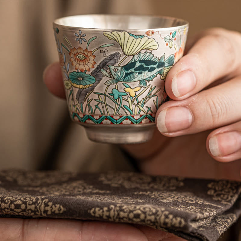 Tasse à thé Kung Fu 45 Buddha Stones avec boîte cadeau
