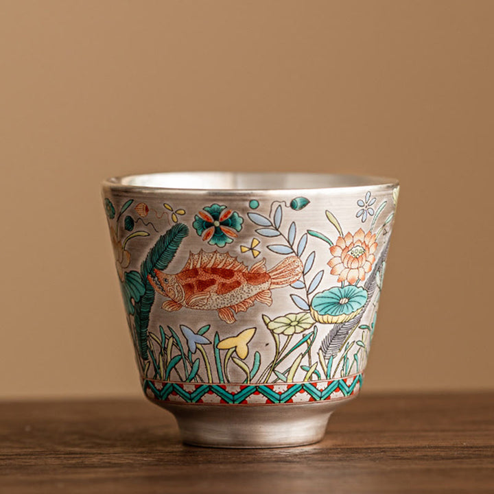 Tasse à thé Kung Fu 45 Buddha Stones avec boîte cadeau