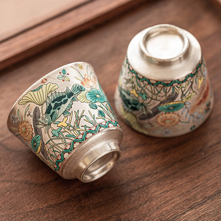 Tasse à thé Kung Fu 45 Buddha Stones avec boîte cadeau