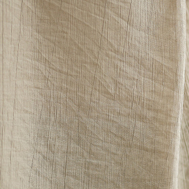 Gilet Buddha Stones manches décontracté en coton et lin avec col montant et boutons dans le dos pour femme - image 17