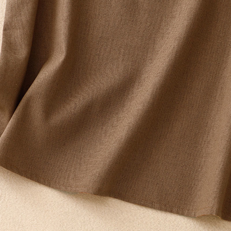 Gilet d'été sans manches en coton et lin à col carré pour femme avec Buddha Stones - image 1