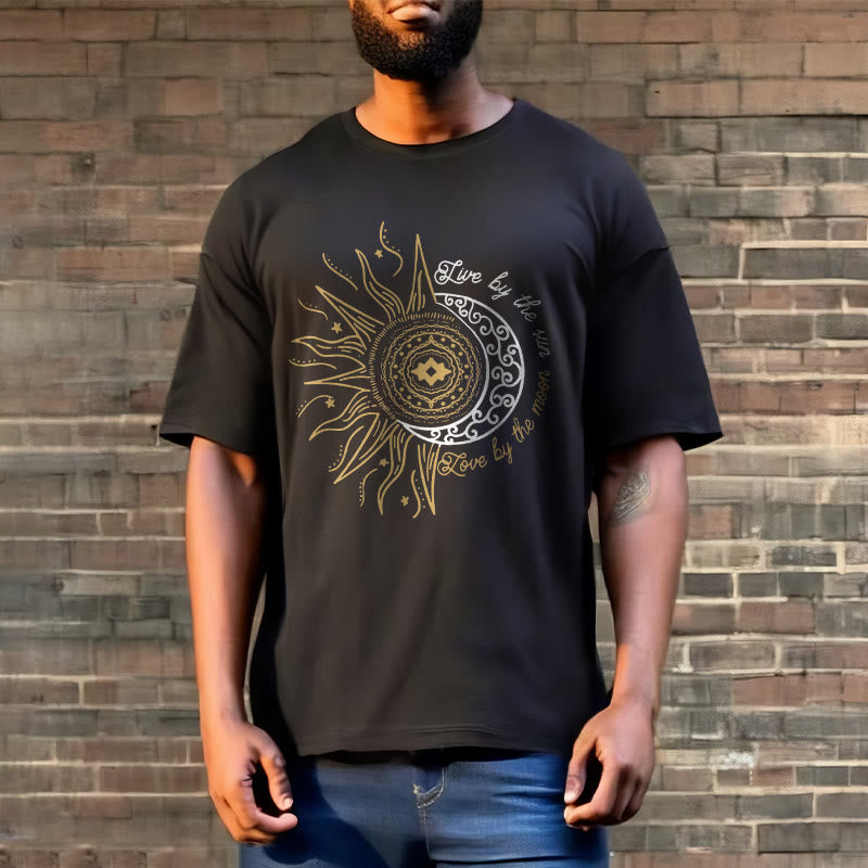 T-shirt Buddha Stones, Vivre par le soleil, Aimer par la lune - image 3