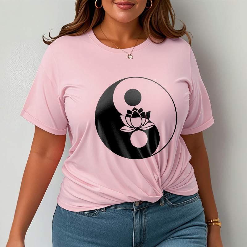 T-shirt Buddha Stones Yin Yang Fleur de Lotus - image 13