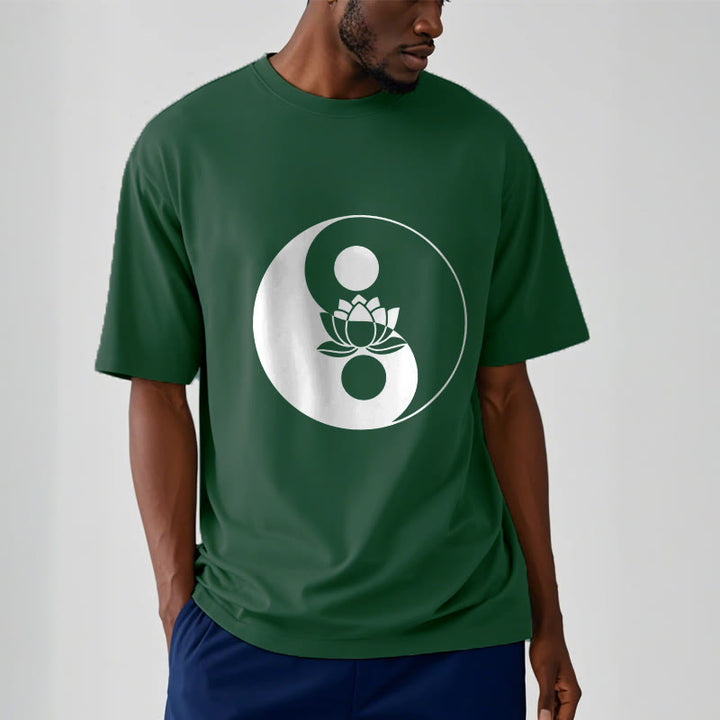 T-shirt Buddha Stones Yin Yang Fleur de Lotus - image 11
