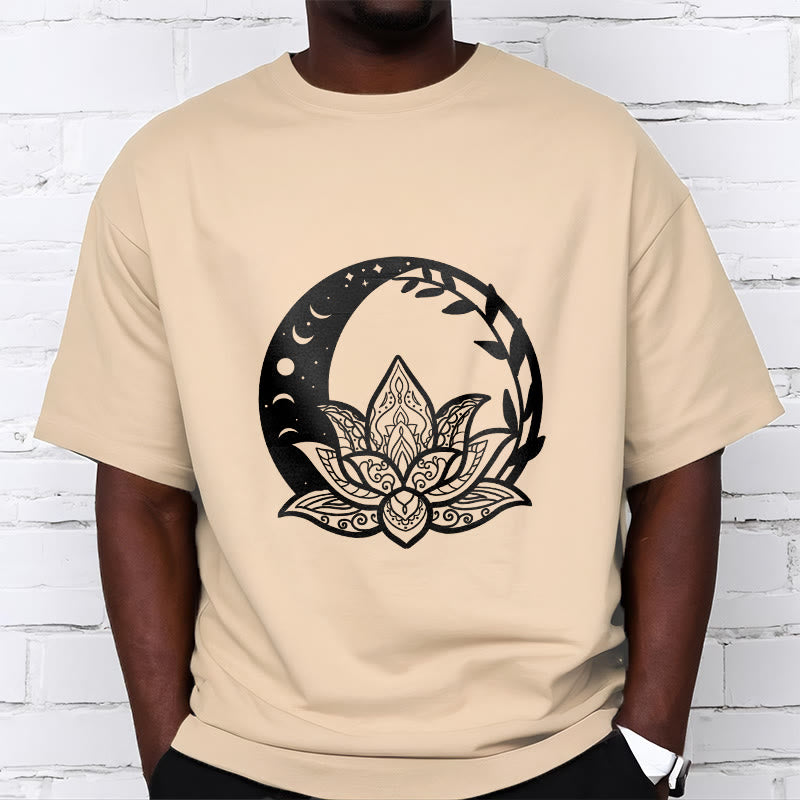 T-shirt Buddha Stones Fleur de Lotus Soleil Lune Vignes Entrelacées - image 9