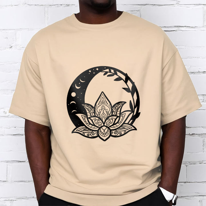T-shirt Buddha Stones Fleur de Lotus Soleil Lune Vignes Entrelacées - image 9