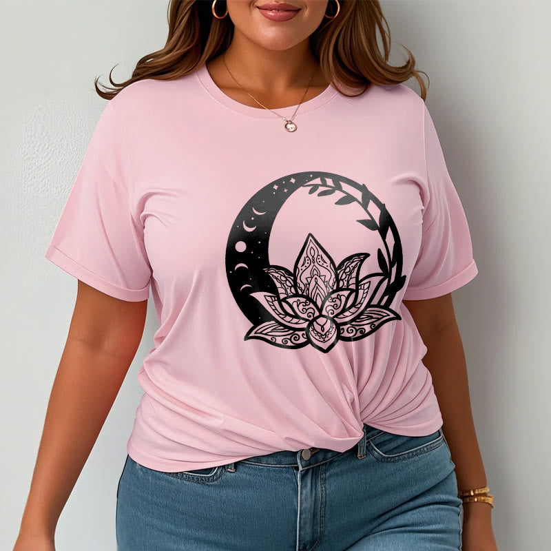 T-shirt Buddha Stones Fleur de Lotus Soleil Lune Vignes Entrelacées - image 13