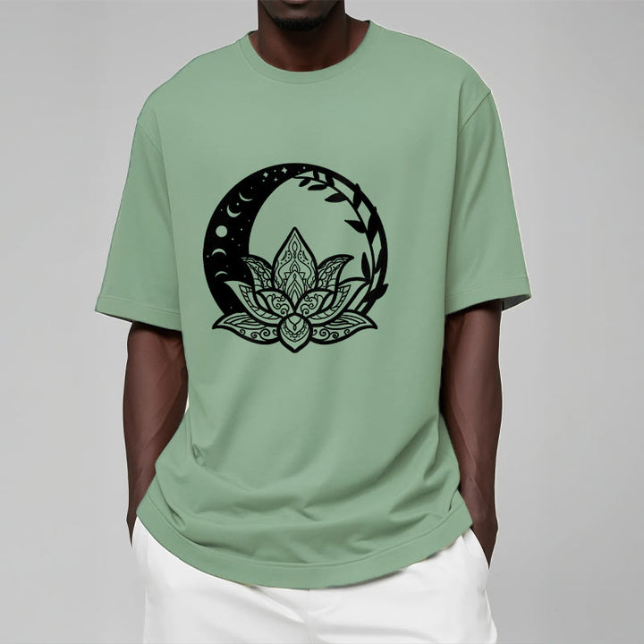 T-shirt Buddha Stones Fleur de Lotus Soleil Lune Vignes Entrelacées - image 15