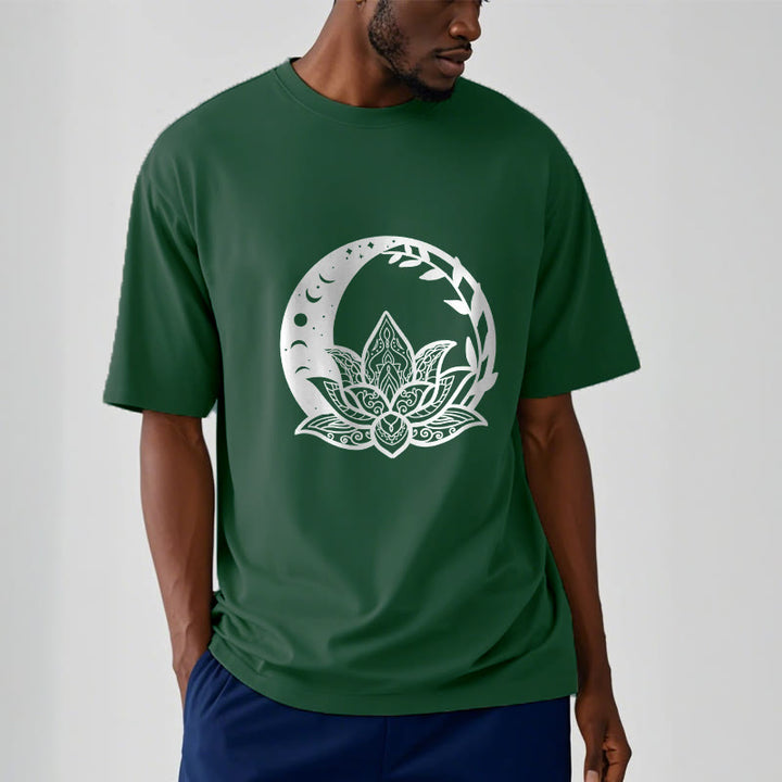 T-shirt Buddha Stones Fleur de Lotus Soleil Lune Vignes Entrelacées - image 11