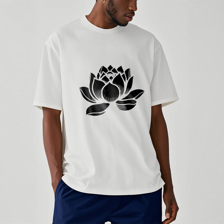 T-shirt motif Buddha Stones et fleur de lotus - image 9