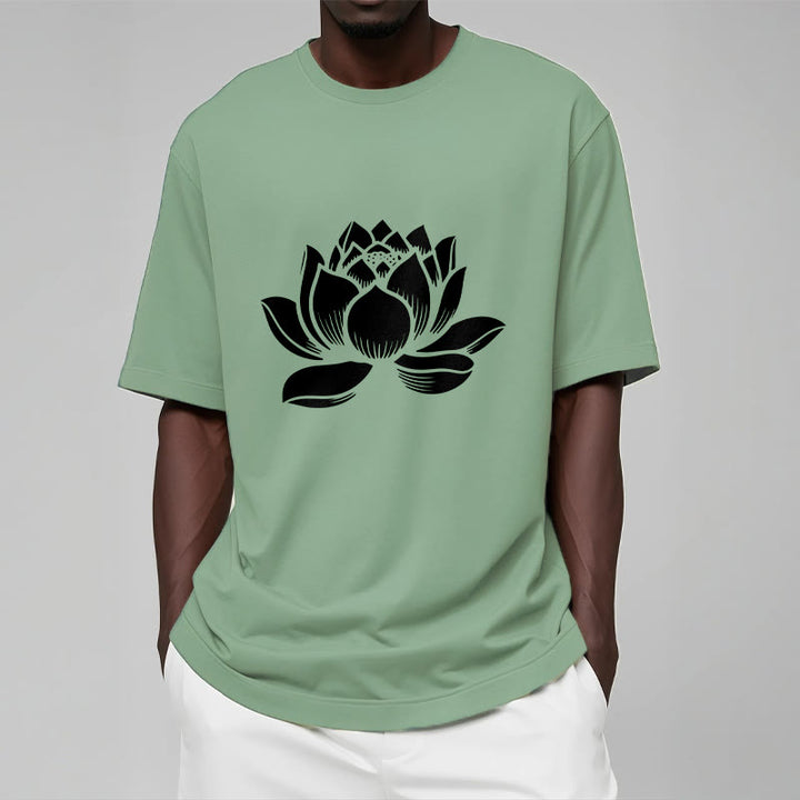 T-shirt motif Buddha Stones et fleur de lotus - image 15