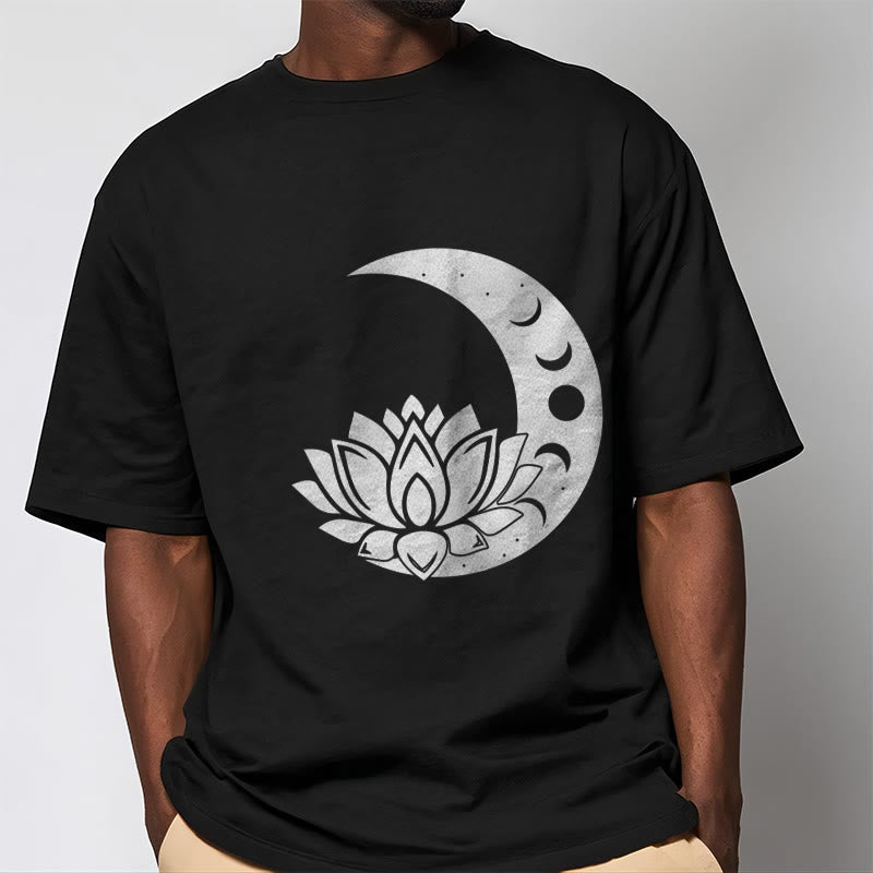 T-shirt Buddha Stones Croissant de Lune Fleur de Lotus Soleil - image 5
