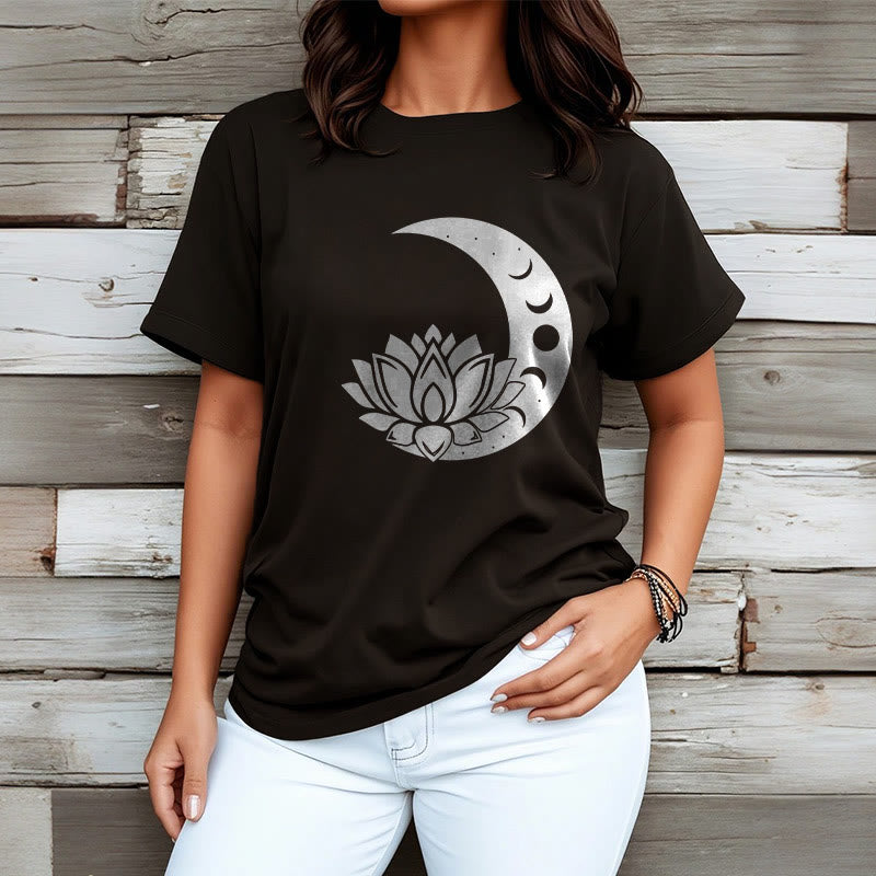 T-shirt Buddha Stones Croissant de Lune Fleur de Lotus Soleil - image 7