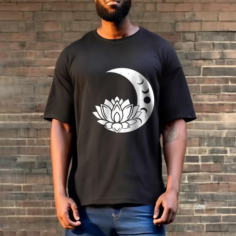 T-shirt Buddha Stones Croissant de Lune Fleur de Lotus Soleil - image 6