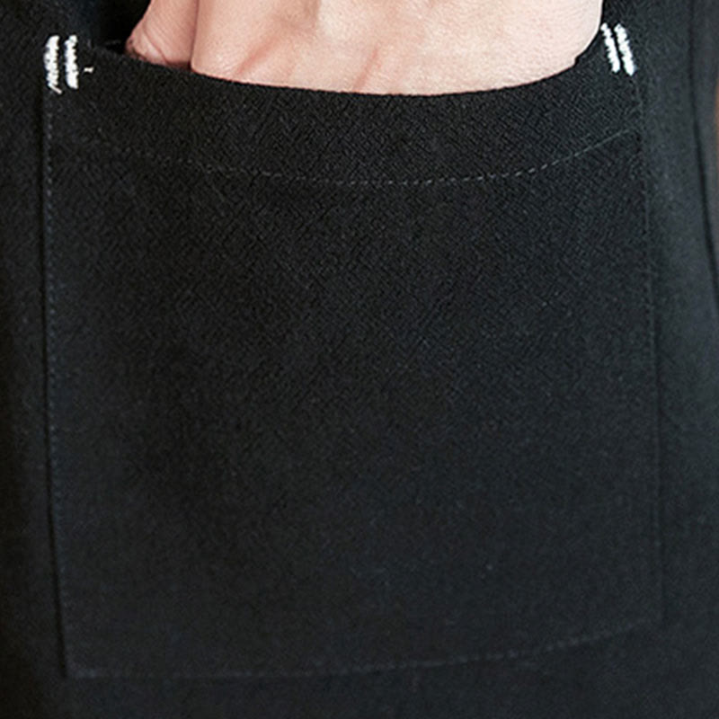 Veste en coton et lin à boutons grenouille chinois uni Buddha Stones , kimono à manches trois-quarts pour homme - image 19