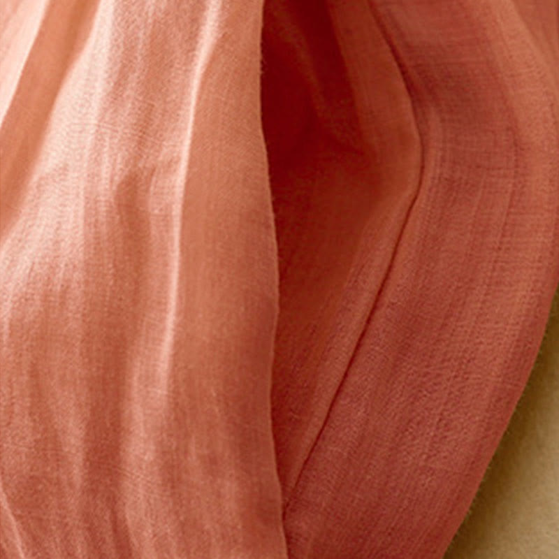 Pantalon large en coton et lin pour femme, avec poches, broderie géométrique et Buddha Stones , taille élastique - image 3