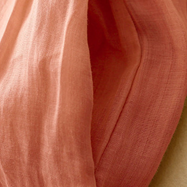 Pantalon large en coton et lin pour femme, avec poches, broderie géométrique et Buddha Stones , taille élastique - image 3