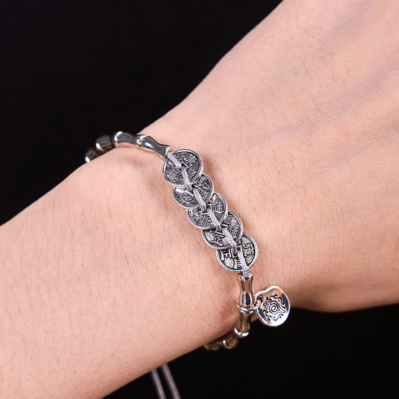 Bracelet de dépenses en Buddha Stones, cinq pièces impériales, fantômes de la montagne