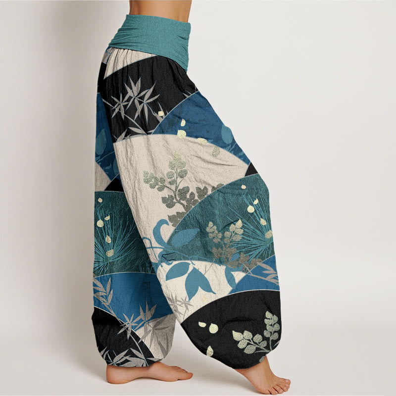 Pantalon sarouel à taille élastique pour femme, motif Buddha Stones - image 6