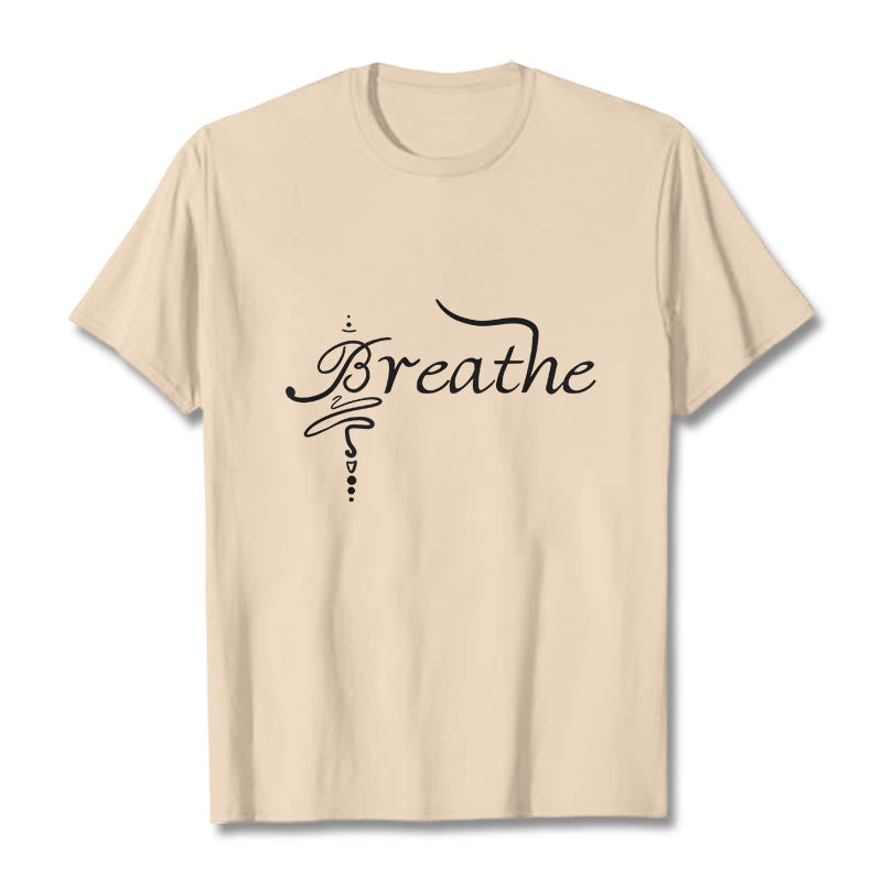 T-shirt « Buddha Stones Breathe Word » - Bisque - 2XL - image 8